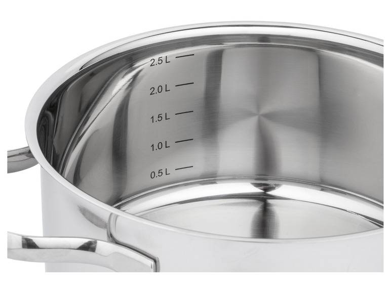 ERNESTO® Edelstahl-Topf, mit Deckel, Ø 20 cm Super Rabatt