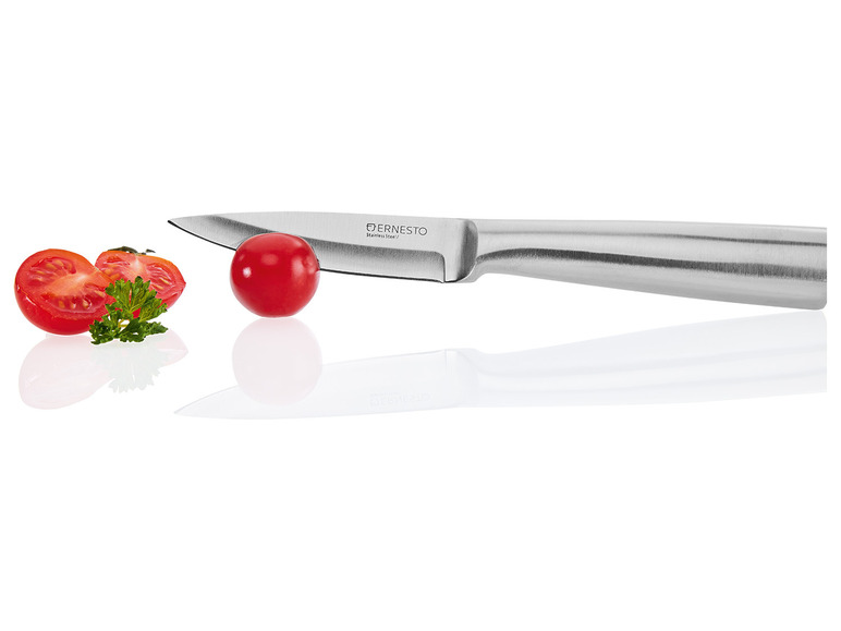 ERNESTO® Messer mit Bambus-Griff, Edelstahl-Griff Begrenzt auf 3 Tage