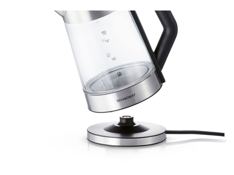SILVERCREST® KITCHEN TOOLS Digitaler Glas-Wasserkocher »SWGD 3000 A2«, mit Farbwechsel 50% Rabatt für begrenzte Zeit
