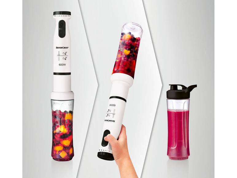 SILVERCREST® KITCHEN TOOLS Stabmixer »SSMS 600 A1«, mit Smoothiemakeraufsatz Meist gekauft