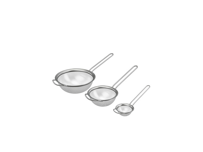 ERNESTO® Edelstahl-Küchensieb-Set, 3 Stück Blitzverkäufe