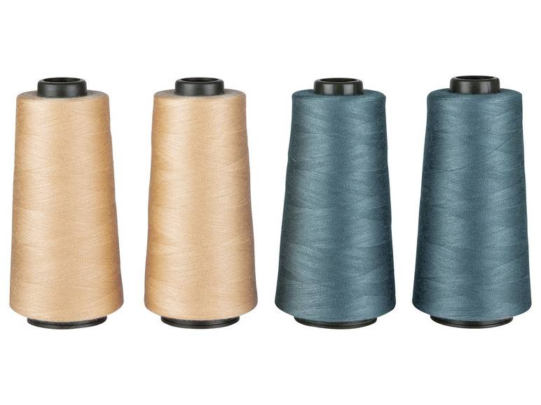 crelando® Overlock Nähgarnspule 2.500m 4er Fabrik Onlineshop
