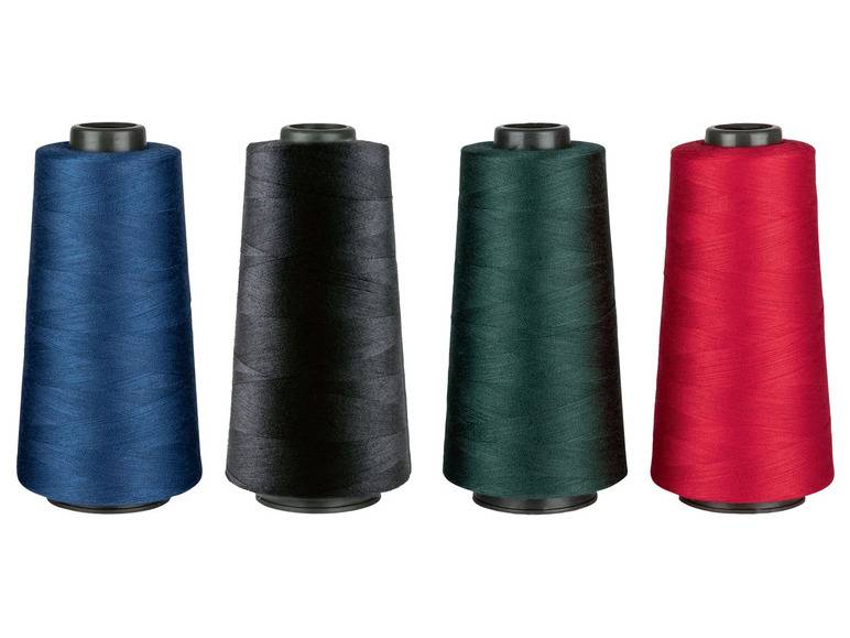 crelando® Overlock Nähgarnspule 2.500m 4er Fabrik Onlineshop