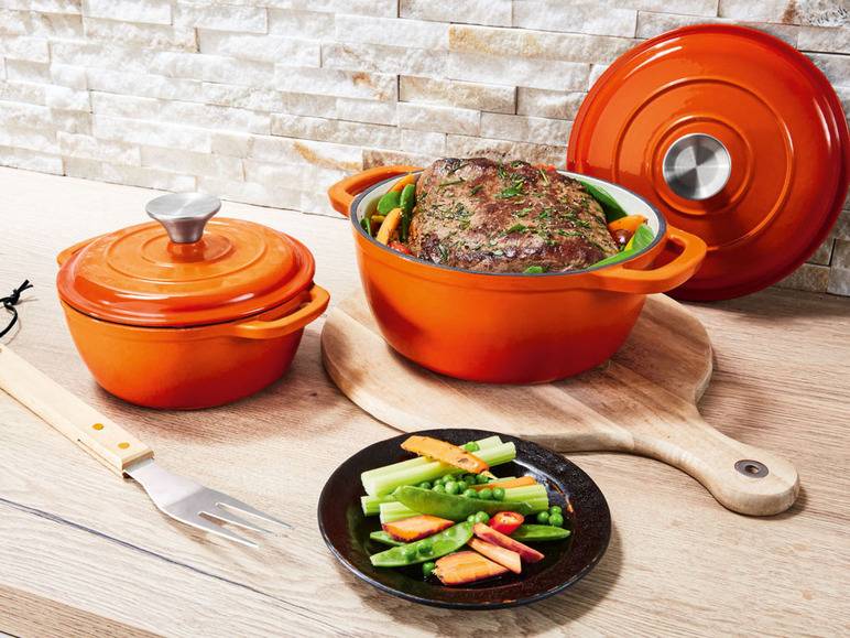 ERNESTO® Gusseisen-Topf, Ø 21,5 cm Sonderangebot