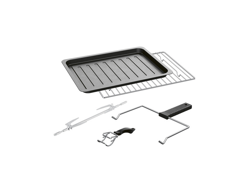 SILVERCREST® KITCHEN TOOLS Grill- und Backautomat »SGBR 1500 D4«, mit rotierendem Grillspieß Begrenztes Angebot