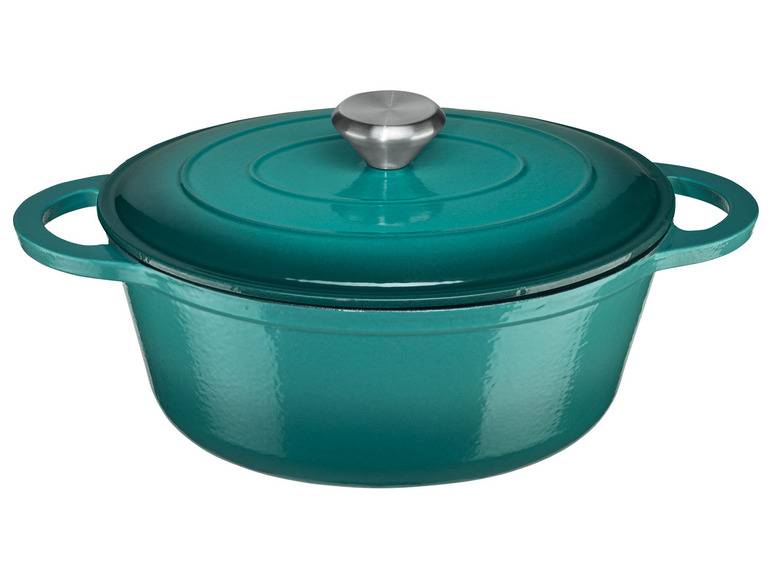 ERNESTO® Gusseisen-Bräter, oval Ø 25 cm Preisnachlass