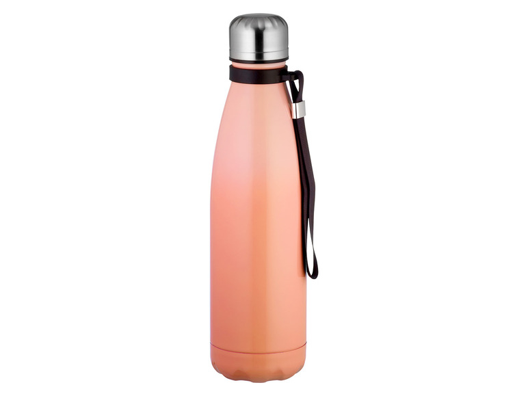 ERNESTO® Edelstahl-Isolierflasche, 0,5 l, mit Schlaufe Heißer Verkauf