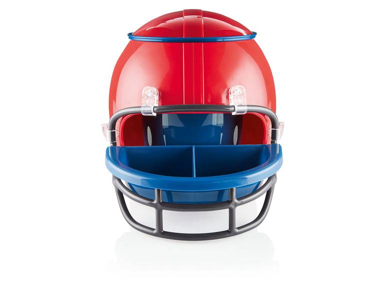 ERNESTO® Snackhelm, Football-Helm-Optik, herausnehmbare Behälter Räumungsverkauf
