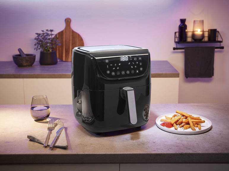 SILVERCREST® KITCHEN TOOLS Heißluftfritteuse Smart XL »SHFS 2150 A1«, 5,5 l, 2150 W Sonderangebot der Fabrik