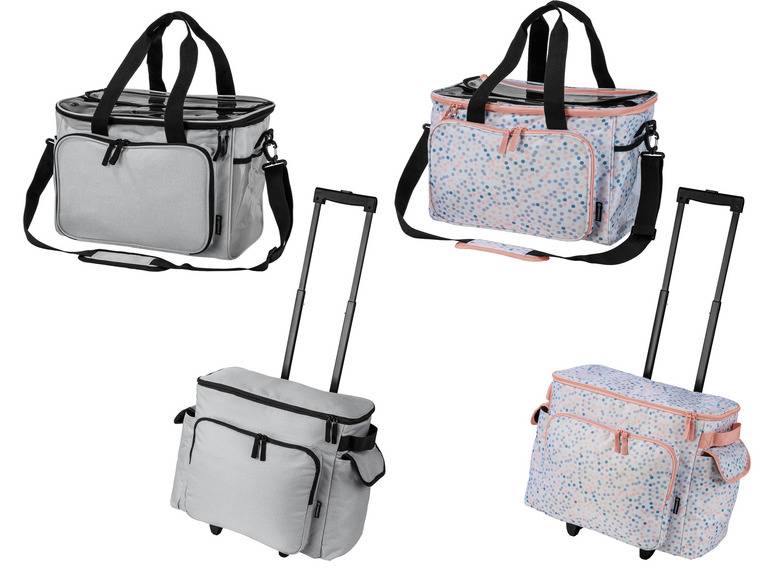 TOPMOVE® Strickzubehör-Tasche oder Nähmaschinen-Trolley Riesige Rabatte