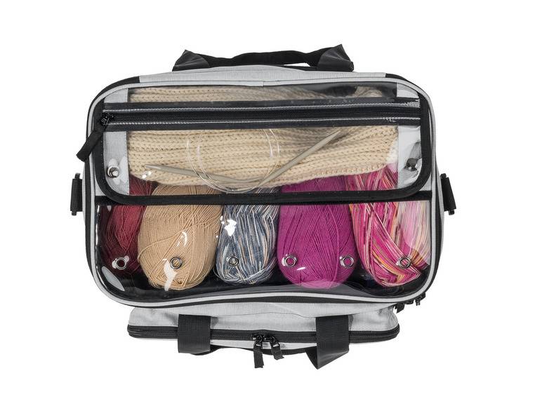 TOPMOVE® Strickzubehör-Tasche oder Nähmaschinen-Trolley Riesige Rabatte
