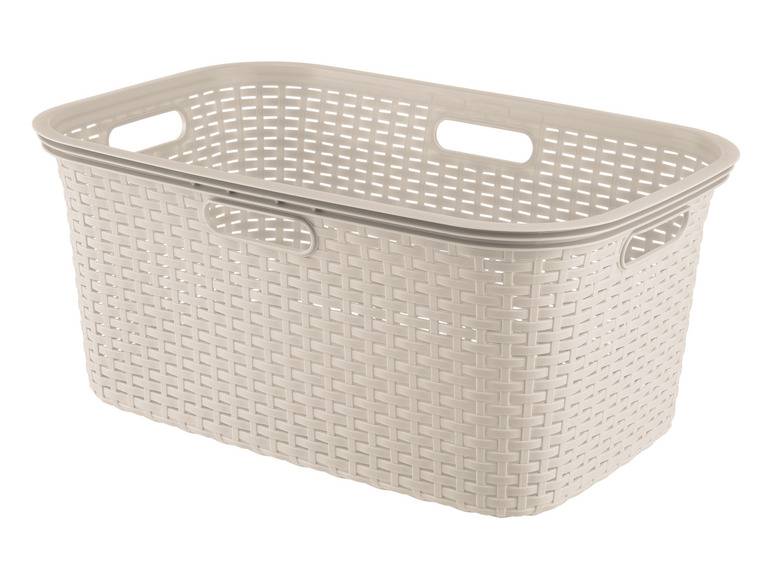 LIVARNO home Wäschekorb Rattanoptik 50% Rabatt mit kostenlosem Versand