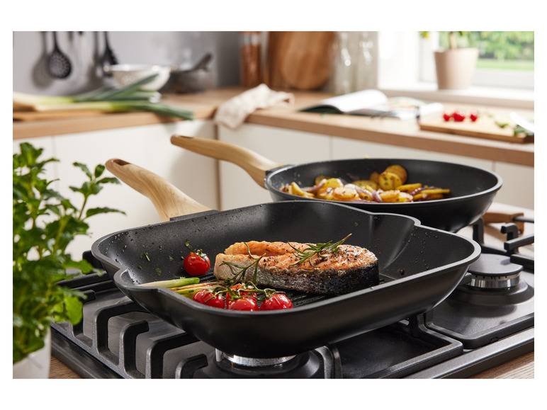 ERNESTO® Aluguss-Grill-/ Bratpfanne, 28 cm Black Friday Preise