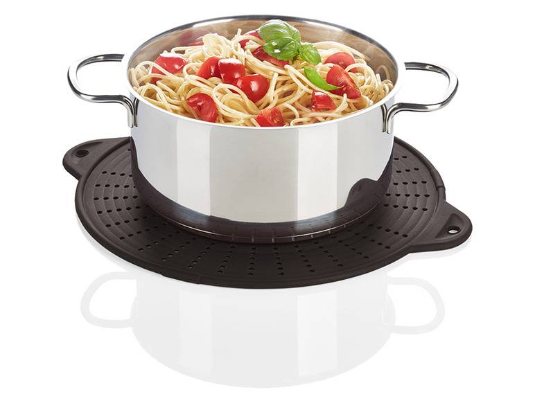 ERNESTO® Pfannenspritzschutz Silikon 3 in 1 2025