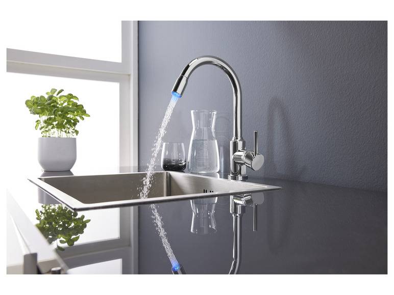 LIVARNO home LED-Spültischarmatur, 360° schwenkbar Sonderangebot