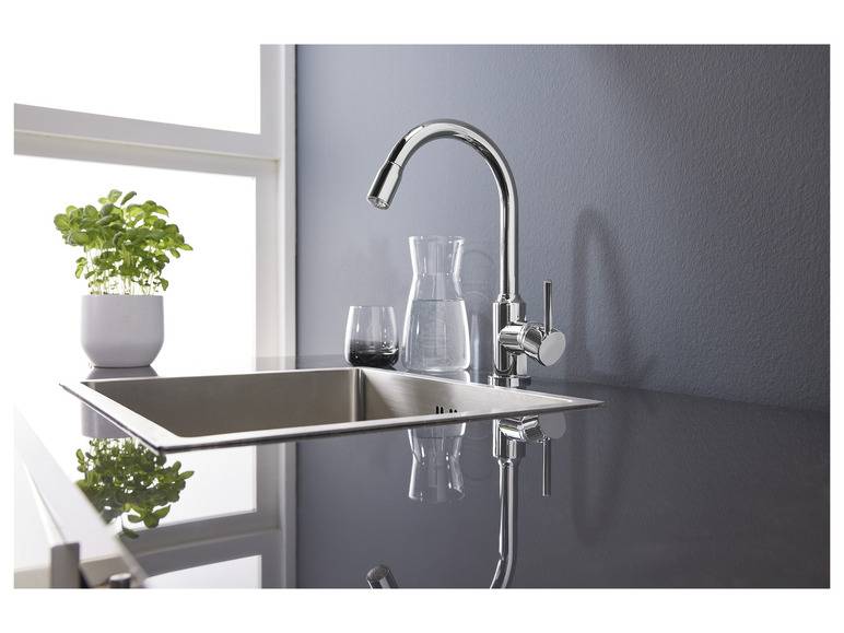 LIVARNO home LED-Spültischarmatur, 360° schwenkbar Sonderangebot