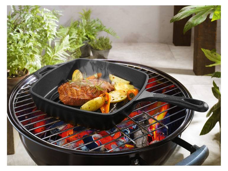GRILLMEISTER Bratpfanne, aus Gusseisen Großer Ausverkauf