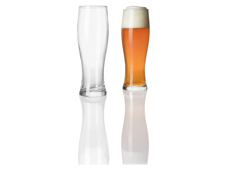ERNESTO® Biergläsersets, 2 Stück, spülmaschienengeeignet Osterangebot