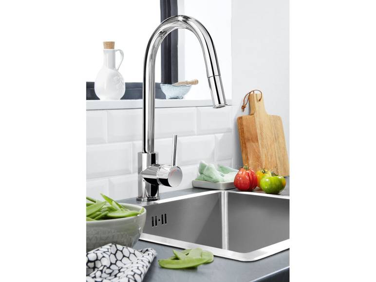 LIVARNO home Design Küchenarmatur, mit Brauseschlauch Online Outlet