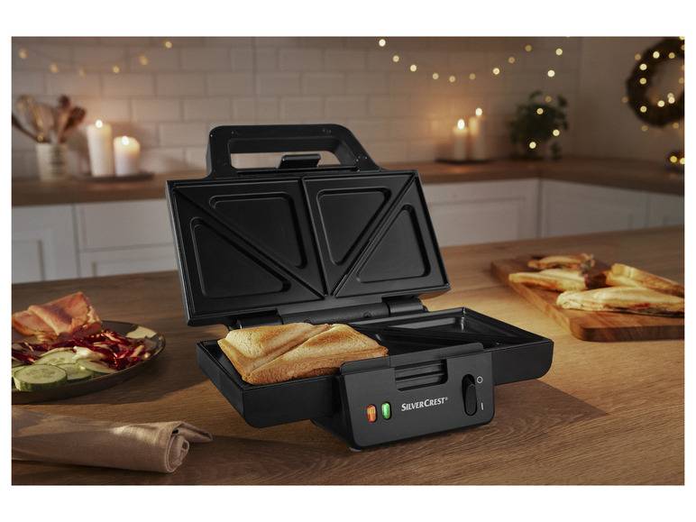 SILVERCREST® KITCHEN TOOLS Sandwichmaker XXL »SSWM 900 A1«, 900 W Große Rabatte