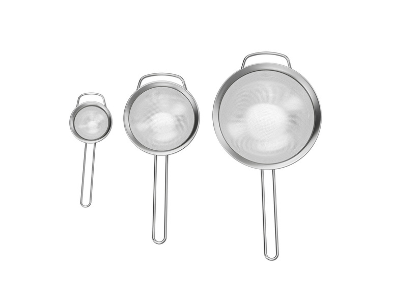 ERNESTO® Küchensieb-Set, 3 Stück, aus Edelstahl Super Sparpreis