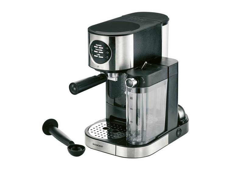 SILVERCREST® KITCHEN TOOLS Espressomaschine mit Milchaufschäumer »SEMM 1470 A2« Kostenlose Rückgabe