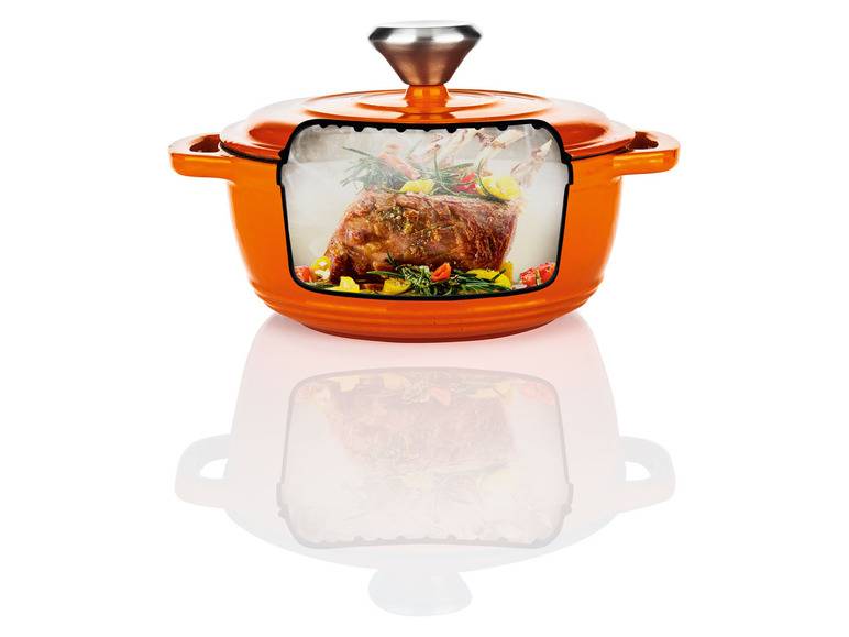 ERNESTO® Gusseisen-Topf, Ø 16,8 cm 50% Rabatt mit kostenlosem Versand