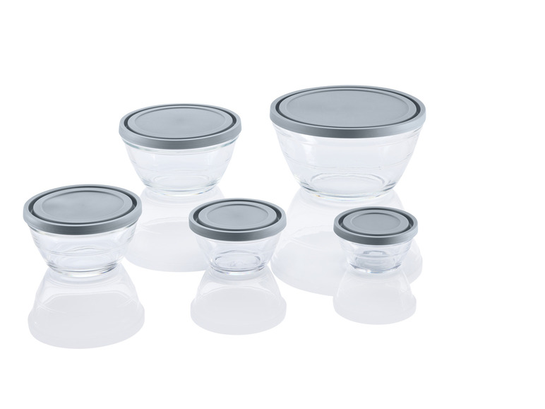 LIVARNO home Glasschüssel-Set, 5 Stück Speichern exportieren