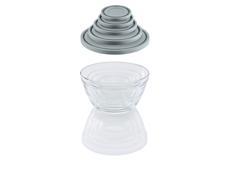 LIVARNO home Glasschüssel-Set, 5 Stück Speichern exportieren