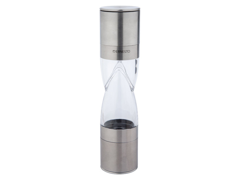 ERNESTO® Salz- und Pfeffermühle 2in1 / Chilimühle 2in1 Edelstahl Günstiger Verkauf