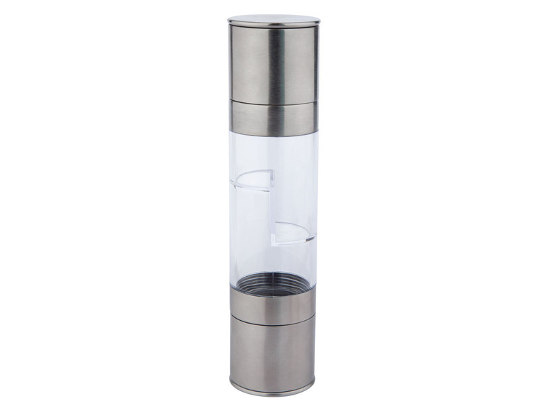 ERNESTO® Salz- und Pfeffermühle 2in1 / Chilimühle 2in1 Edelstahl Günstiger Verkauf