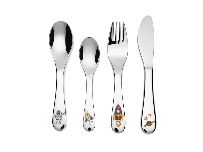 ERNESTO® Kinderbesteck-Set, 4-teilig, hochglanzpoliert Günstig kaufen