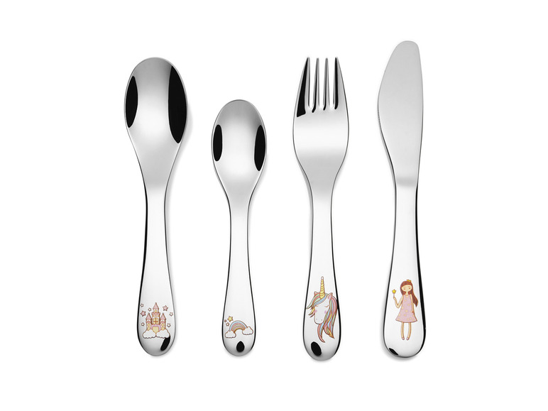 ERNESTO® Kinderbesteck-Set, 4-teilig, hochglanzpoliert Günstig kaufen