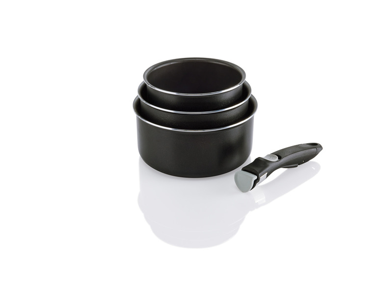ERNESTO® Topf- / Pfannen-Set, 4-teilig, mit abnehmbarem Griff Neueste Mode