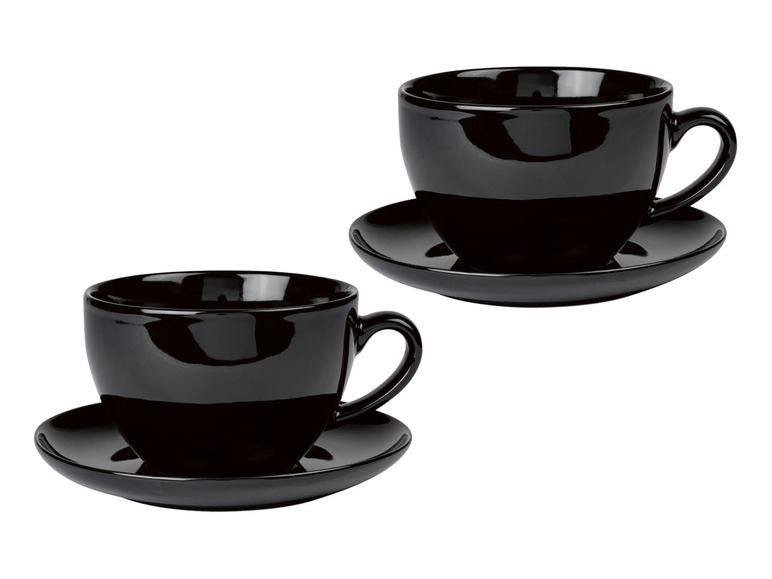 ERNESTO® 2er Set Tassen mit Untertasse, aus hochwertigem Porzellan Bestseller
