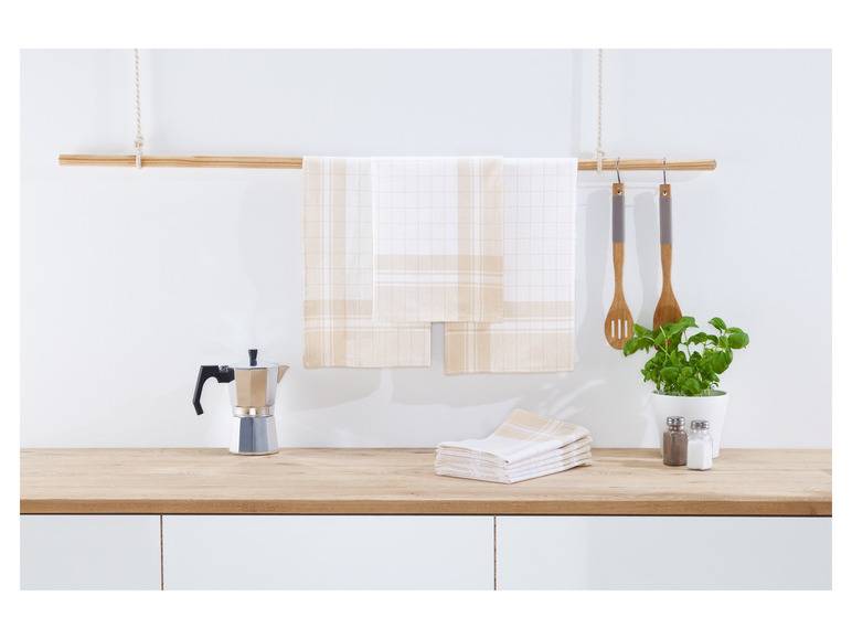 LIVARNO home Geschirrtücher, 8 Stück, 50 x 70 cm Kauf eins, bekomm eins gratis