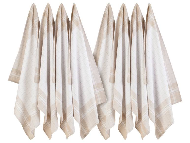 LIVARNO home Geschirrtücher, 8 Stück, 50 x 70 cm Kauf eins, bekomm eins gratis