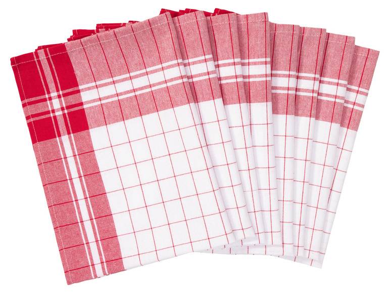 LIVARNO home Geschirrtücher, 8 Stück, 50 x 70 cm Kauf eins, bekomm eins gratis