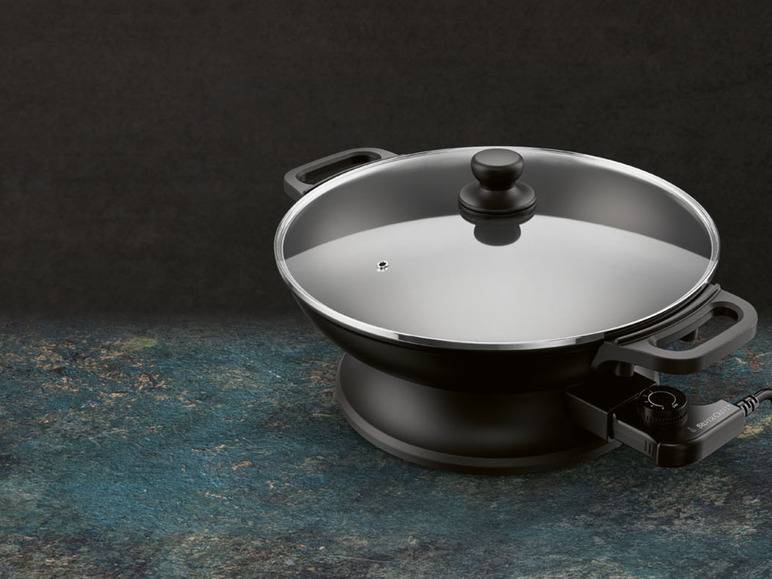 SILVERCREST® KITCHEN TOOLS Elektrische-Multipfanne/Wok, »SEMP 2000 A1«, Ø 33 cm Letzter Tag