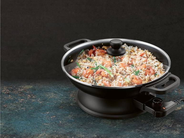 SILVERCREST® KITCHEN TOOLS Elektrische-Multipfanne/Wok, »SEMP 2000 A1«, Ø 33 cm Letzter Tag