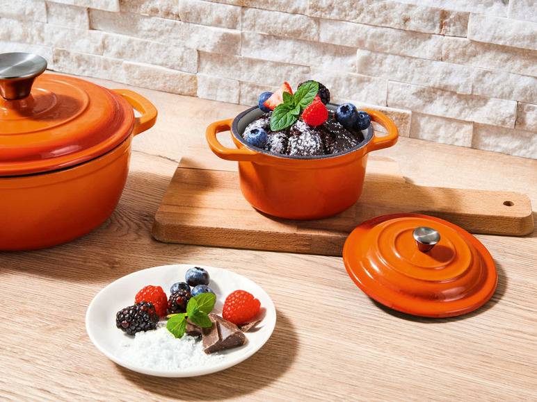 ERNESTO® Gusseisen-Topf, Ø 10 cm Sonderangebot der Fabrik