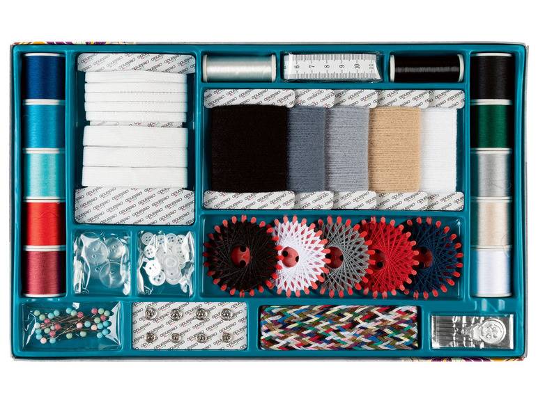 crelando® Nähbox Universal, 160-teilig / 96-teilig Clearance-Verkauf