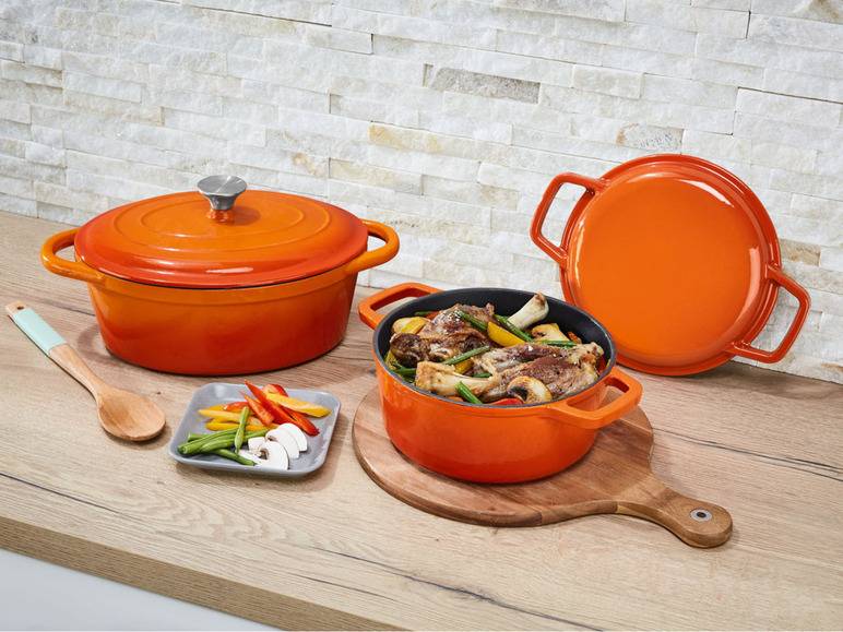 ERNESTO® Gusseisen-Kombitopf, Ø 22 cm Outlet