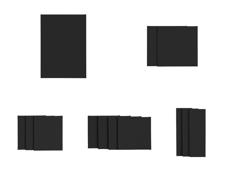 crelando® Leinwand / Leinwand-Set, schwarz vorgrundiert, aus Baumwolle Hotsell