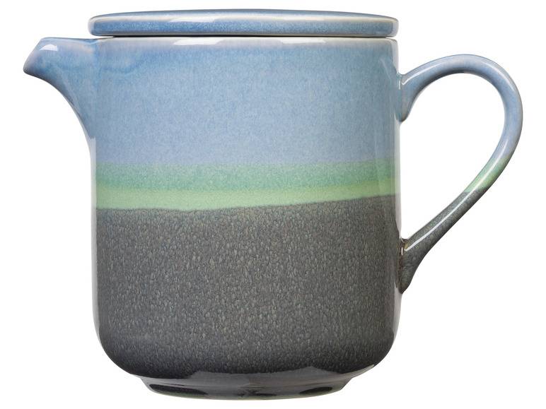 LIVARNO home Kaffeetassen Set / Kaffeekanne, aus glasiertem Steingut Fabrikverkauf