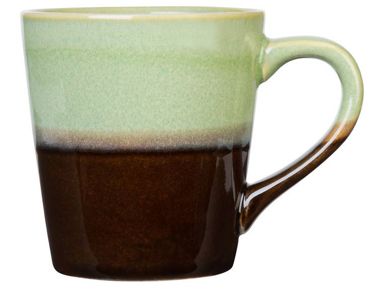 LIVARNO home Kaffeetassen Set / Kaffeekanne, aus glasiertem Steingut Fabrikverkauf