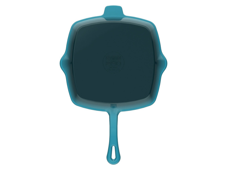 ERNESTO® Gusseisen-Grillpfanne, 24,5 x 24,5 cm, gerillt Kostenloser Versand