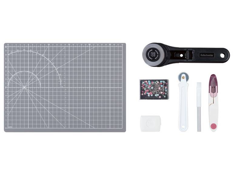 crelando® Profi-Schneiderset / Nähgarn-Kollektion / Schneidematte mit Zubehör Fabrikpreis