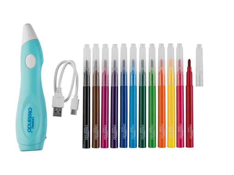 crelando® Airbrush Starter Kit, für kreative Sprayeffekte Online Shopping