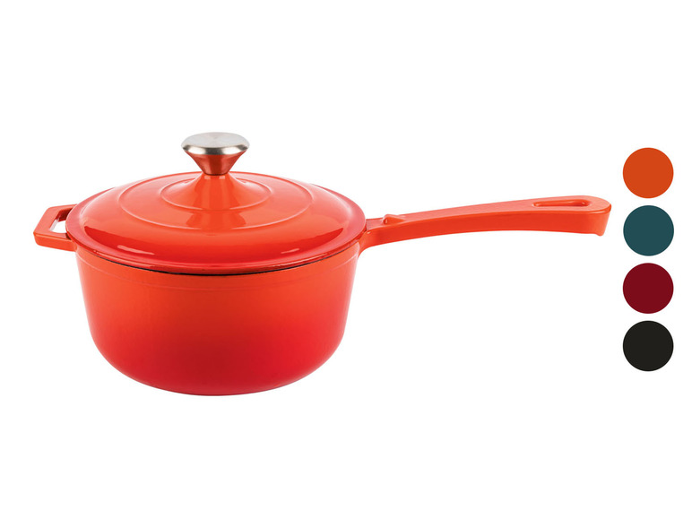 ERNESTO® Gusseisen-Stielkasserolle, Ø 21 cm Exklusivangebot